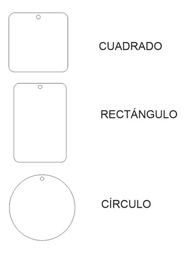 Llaveros Para Sublimar Ambos Lados 320 Pzas - $ 4,640